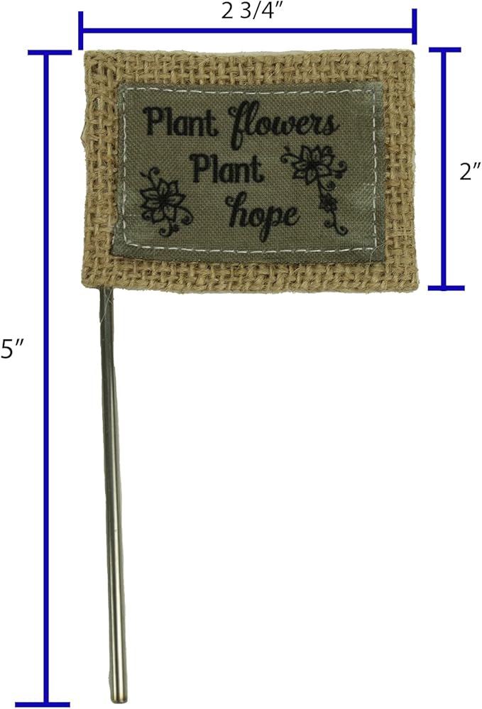 Cathedral Art Abbey & CA Gift Plant Flag Flower Pick, One Size, Multi