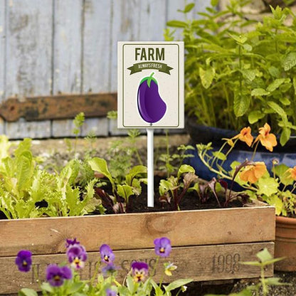 Eveokoki Aluminum Seed & Plant Labels - Plant Markes for Seedlings-Plant Tags for Pots - Garden Signs for Vegetable - Durable Markers for Plants Outdoor Waterproof - Garden Decor for Farmhouse