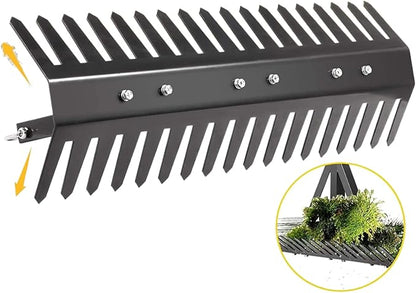 Shengyi Pond Rake, Aquatic Weed Removal Tool with Steel Blades, 24 inch Lake Weed Cutter with 66ft Rope