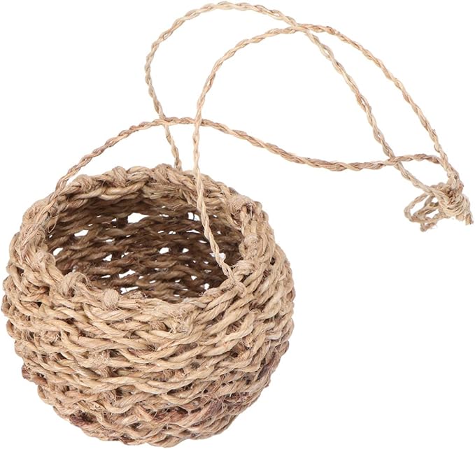 DOITOOL Mini Storage Basket for Plants Twisted Cord Design for Home Versatile Storage Blanket for Clothes and Accessories for Family Hotel and Restaurant