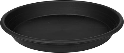 1 Pack of 26 inch Plant Saucer, Large Plant Tray, Heavy Sturdy Plant Drainage Tray for Indoors, Bird Bath Bowls, Sturdy Plastic Pot Tray for Planter (Black)