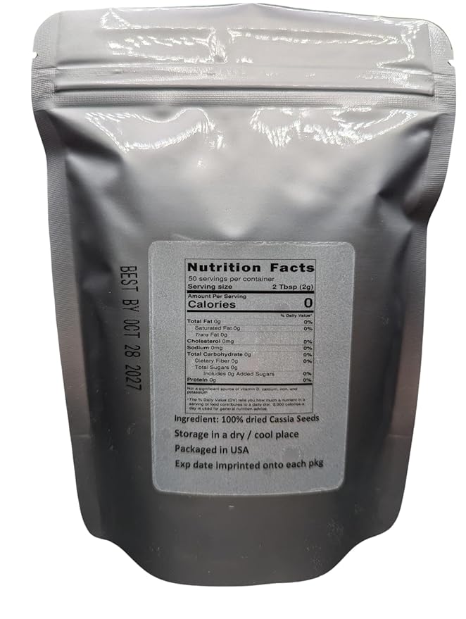 Cassia Seeds - 决明子(결명자) Dried Loose Seeds from 100% Nature (32 oz (2.0 lbs))