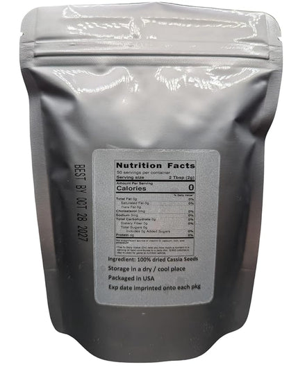 Cassia Seeds - Dried Loose Seeds from 100% Nature (16 oz (1.0 lbs))