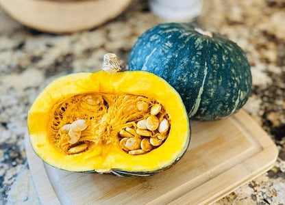 TomorrowSeeds - Kabocha Squash Seeds - 60+ Count - for 2026 Planting Japanese Pumpkin Green Hokkaido Ebisu Asian Tetsukabuto Buttercup Gourd Garden Vegetable Grow Your Own Home Farm Patio Healthy