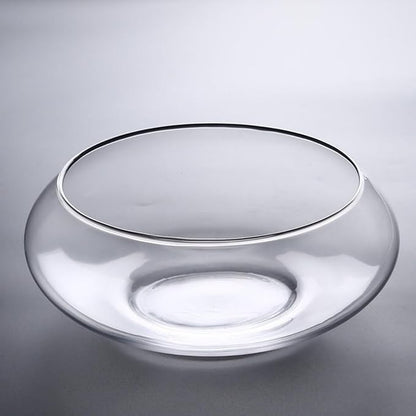 Lotus Bowl Planter, Glass Lotus Flower Bowl, Lotus Bowls For Planting In Water Indoors, Suitable to Succulent Plants Flower Hydroponic Plant Without Bracket