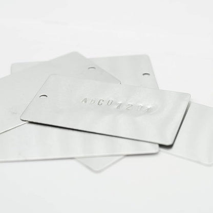 StayMax Aluminum Plant Label Tree Tags Garden Label Tag Outdoor Metal Label Stamping Blanks 25 Pack