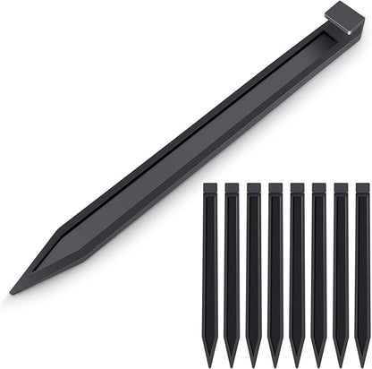 Landscape Stakes 60 Pack, 10 Inch Garden Landscape Anchoring Stakes for Terrace Board, Landscape Edging Coil, Grass Barrier, Bender Board, Garden Liner
