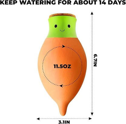 Ollas Plant Watering Globes. 2 Pcs Self Watering Planter Insert. Terracotta Ollas Plant Watering Devices. Ollas Self Watering Globes. Large Olla Watering Pot. Plant Lover Gifts