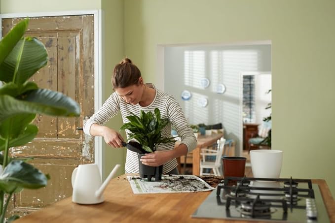 elho Self-Watering Insert 17 - Accessory for Indoor Plant Pots - Ø 17.0 x H 15.8 cm - Black/Living Black