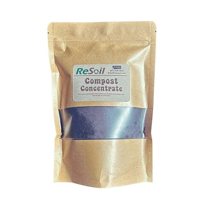 ReSoil Compost Concentrate – Organic Soil Booster & Natural Fertilizer Alternative, Loaded with Beneficial Microbes (24 oz)