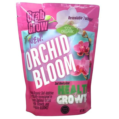 NEW! ORCHID BLOOM (16oz) - Orchid Fertilizer - Easy to Use! - 100% Organic Indoor Plant Food - Powerful Health & Growth Formula - Safe to Use on ALL Orchid Pot Moss, Orchids Potting Mix & Bark Pot Mix
