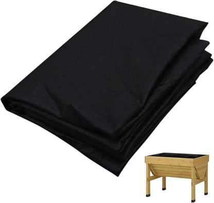 63 * 114 inch Raised Garden Bed Liner, Non Woven Fabric Liner for Large Veg Trough, Keeps Soil Contained and Water Drained
