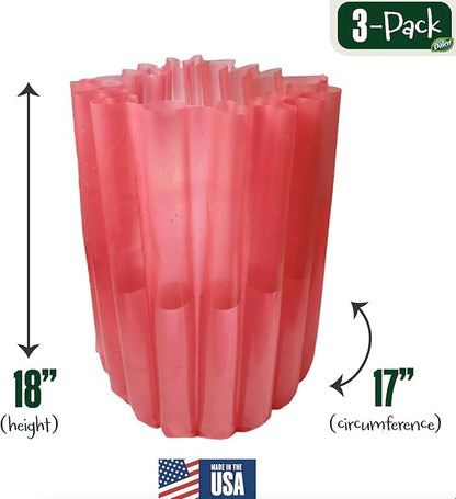 Dalen Gardeneer Season Starter – Early Season Insulated Plant Protector – Cold Weather Frost Guard - Easy Fill Shape for Optimal Planting - 18" x 17" – Made in The USA - Red