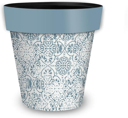 Briarwood Lane Ornamental Blue and White Medium Planter