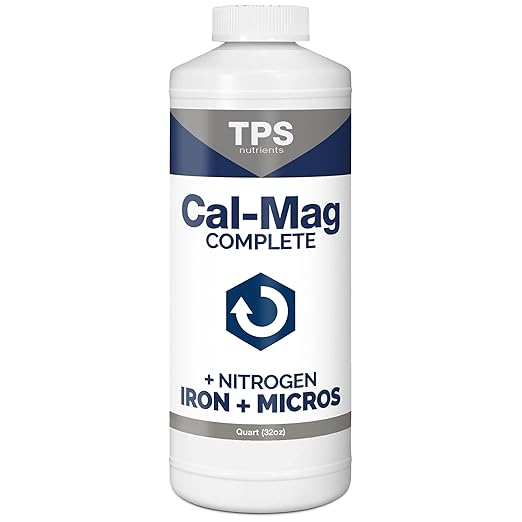 Cal-Mag Complete, Calcium Magnesium Iron and Micronutrients Fertilizer and Supplement by TPS Nutrients, 1 Quart (32 oz)