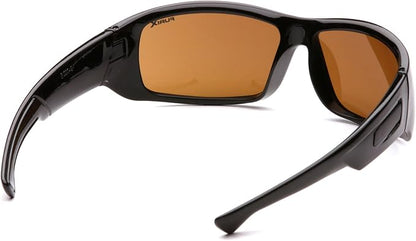 Pyramex Furix Safety Glasses Black Frame Clear Anti-Fog Lens