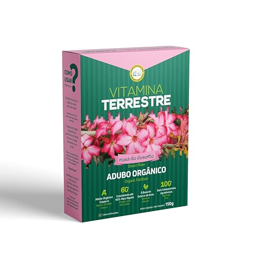 Organic Fertilizer - Fruit & Desert Rose - Class A - NPK, Calcium, Sulfur, Magnesium - 150g