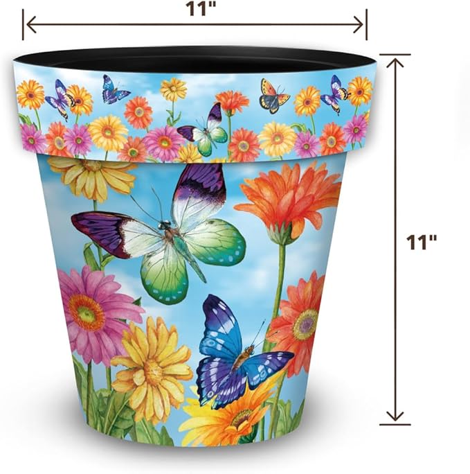 Briarwood Lane Fluttering Butterflies Medium Planter