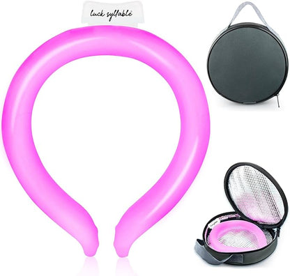 Neck CoolingTube with Insulated Bag, Reusable Ice Coolers Wearable Body CoolingProducts, Neck Coolers for HotWeather