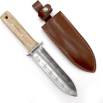 Ferry Morse Hori Hori Knife & Trowel Combo - Weeding, Planting, Digging - 7 in - Stainless Steel