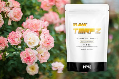 RAW Terpz Water Soluble Potassium Magnesium Fertilizer | Sulfate Mineral Supplement for Bloom Flowering & Fruiting Plants | Chloride Free Potash Formula - 2lb