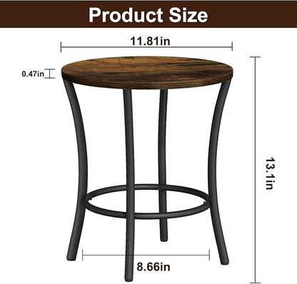 YINMIT Plant Stand Indoor, Round Plant Pots,Flower Pots for Indoor Plants, Adjustable Plant Shelf for Multiple Plant , Corner Plant Stand for Living Room Balcony Patio & Garden (Brown, Small)