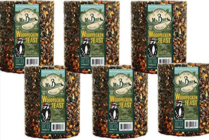 Mr. Bird Woodpecker Feast Birdseed Cylinder - Large 6" Diameter