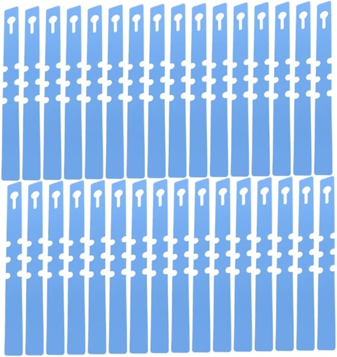 SUPVOX 200Pcs Plant Tags Garden Markers for Easy Plant Identification Home Shop Park and Market Use Blue