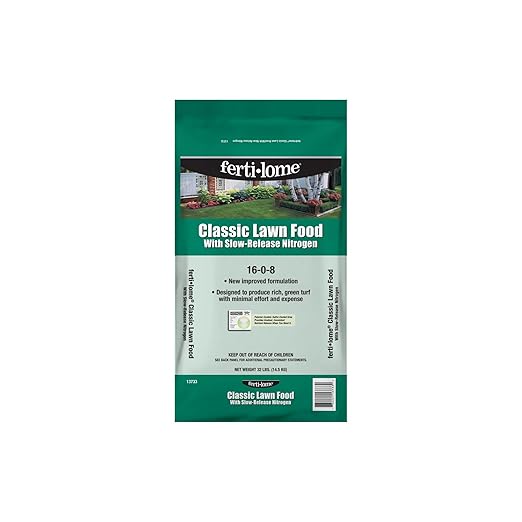 Fertilome (13733) Classic Lawn Food 16-0-8 (32 lbs.)