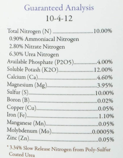Hibiscus Plant Food 10-4-12 4 Lbs