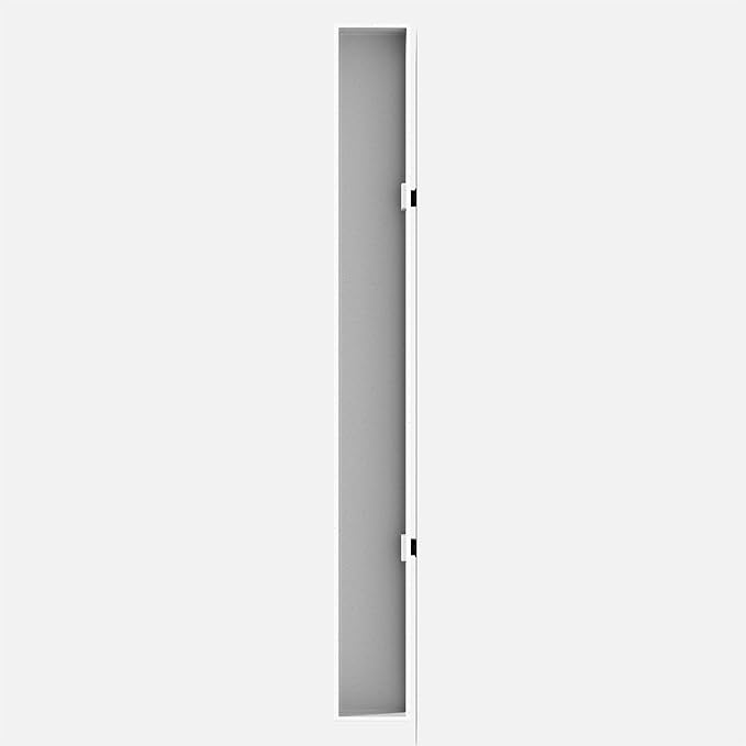Veradek Forma Series Trough Hanging Planter - Rectangular Planter for Window Sill/Wall Decor | Made from Plastic-Stone Material | Modern Décor for Succulents, Indoor Small Plants