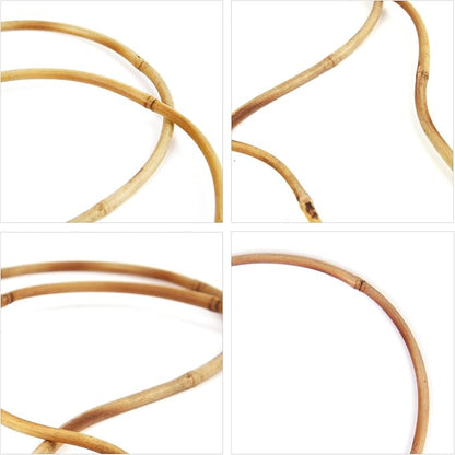 Plant Trellis Indoor 16in, Loop-Shaped Bamboo Trellis - 3 Pack for Climbing Plants, Hoya, Potted Plants