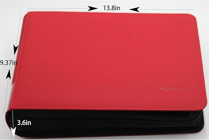 greeting card organizer binder and birthday card holder book,christmas card photo album,binder for greeting cards with sleeves,Suitable for 5x7in, 4x6in, 3x5in cards holds 120 cards (red)