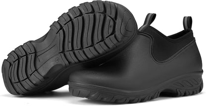 HISEA Women's Ankle Rain Boots Waterproof Rubber Garden Shoes Outdoor