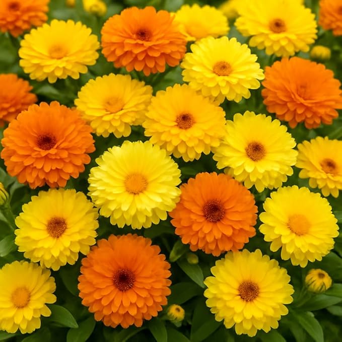 Calendula Seeds - 100 Calendula Seeds for Planting Flower Seeds for Outdoor Indoor Garden Planting Gardening Gift