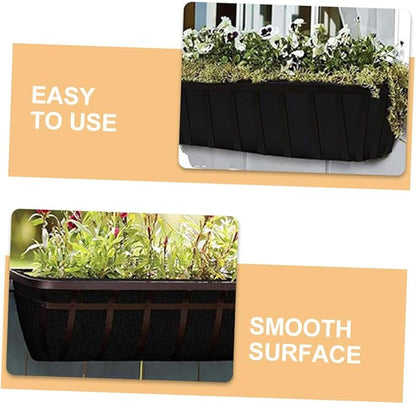 SUPVOX Hanging Planter Liner Felt Basket Inserts Non-Woven Fabric Pot Liner for Balcony Garden Plant Supplies 22X8X7 Inches