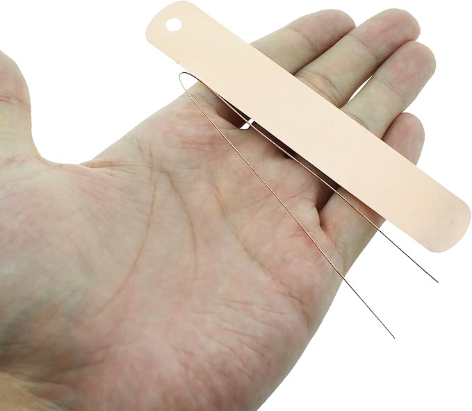 RLECS 20PCS 12x2cm Copper Plant Labels Garden Tag Plant Label Stakes Suitable for Fruit Tree Nurseries Flower Potted Plant
