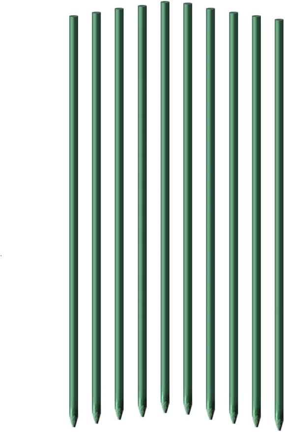 Garden Stakes 5-Ft for Climbing Plants Supports Pole 20 Pack EcoStake Rust-Free Plant Sticks Fence Post 60inch
