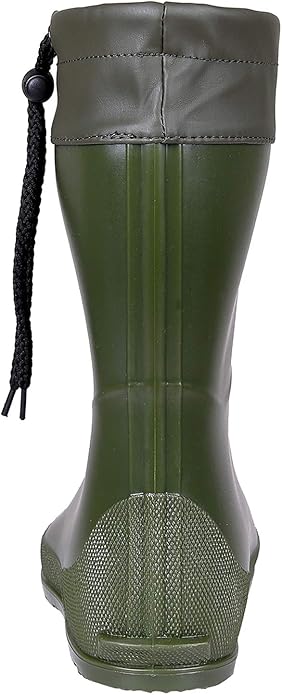 Asgard Women's Mid Calf Rain Boots Collar Gardening Boots Ultra Lightweight Portable Garden Shoes