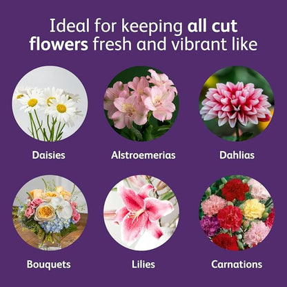 Chrysal Bio-Based Flower Food – Universal Flower Preservative for Fresh Cut Flowers – Eco-Friendly 10 oz Jar with Scoop – Extends Vase Life by Up to 60%