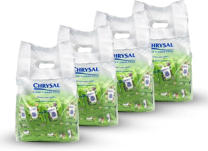 Chrysal Flower Boost – Clear Flower Food Packets for Flower Arrangements & Bouquets – Floral Supplies for Fresh Flowers – Fresh Flower Arrangements Supplies (5g - 800 Ct)