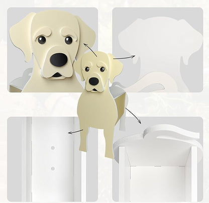 Labrador Dog Planter, Cute Animal Shape Flower Planters, Plant Pots for Indoor/Outdoor Garden Decor, Unique Gifts/Souvenirs for Pet Lovers