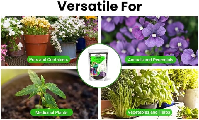 Organic Seed Starter Soil – Seed Starting Mix with Mycorrhizal Fungi – Natural Root Stimulator – Potting Soil for Vegetables and Herbs (2 QUARTS)