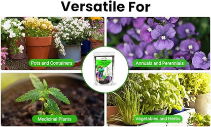Organic Seed Starter Soil – Seed Starting Mix with Mycorrhizal Fungi – Natural Root Stimulator – Potting Soil for Vegetables and Herbs (2 QUARTS)