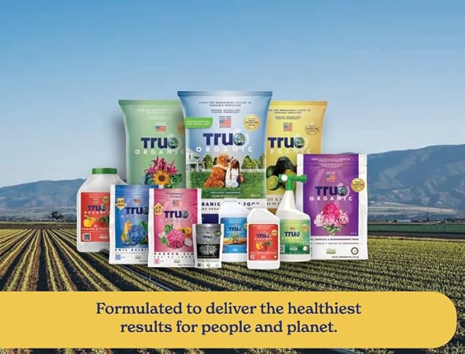 True Organic All Purpose Plant Food – Organic Fertilizer for Fruits, Vegetables, Flowers, and Herbs – 12lb Bag Covers 261 sq. ft.