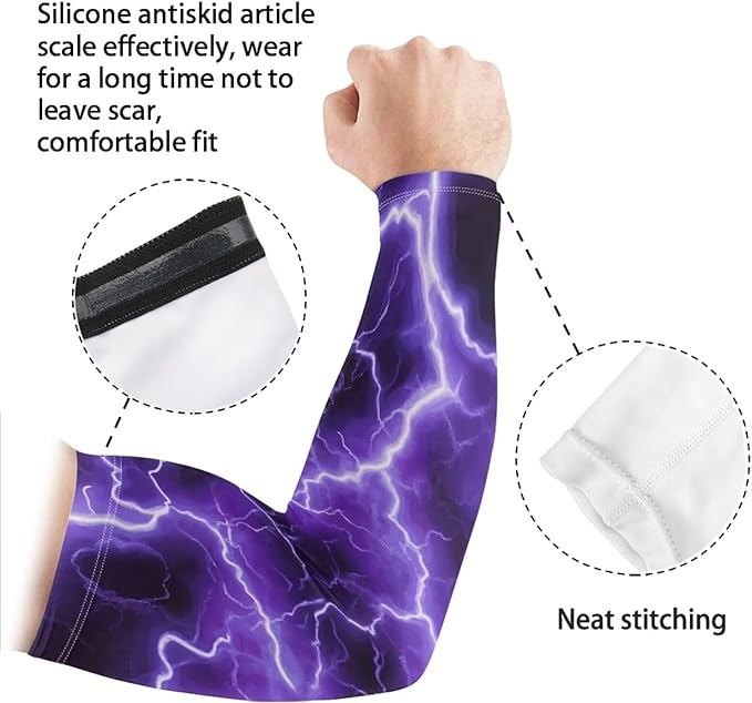 Binienty Unisex Arm Sleeves for Driving, Golf, Cycling, Sports, UV Protector Cooling Arm Sleeves Cover