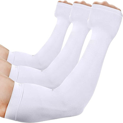 beister 3/6 Pairs UV Cooling Arm Sleeves Sun Protection Unisex for Sports, Cycling, Golf, Running