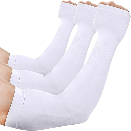 beister 3/6 Pairs UV Cooling Arm Sleeves Sun Protection Unisex for Sports, Cycling, Golf, Running