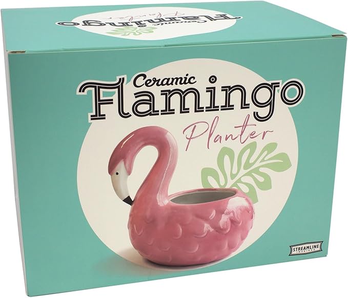 Streamline Imagined Cute Flamingo Planter Pot