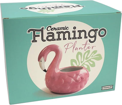 Streamline Imagined Cute Flamingo Planter Pot